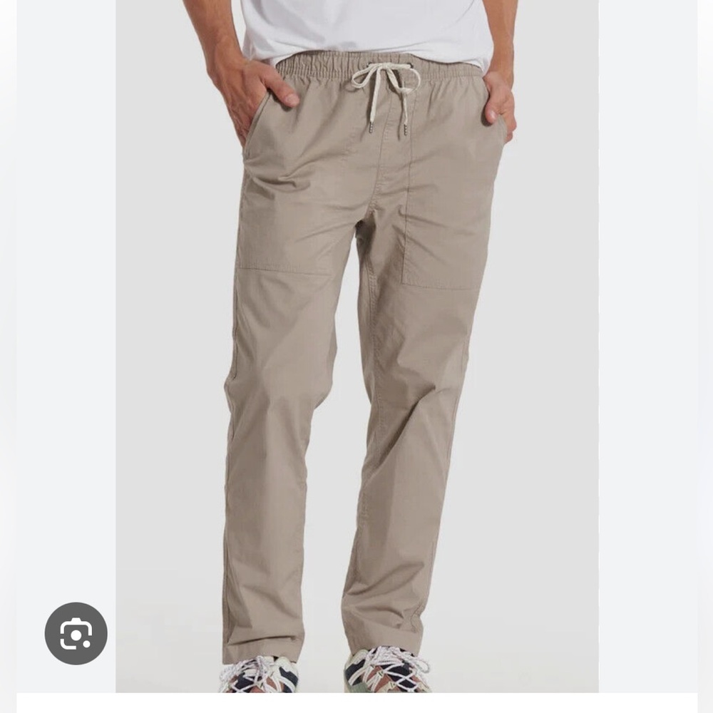 Men's/Unisex Gray Vuori Ripstop Cotton Casual Pants